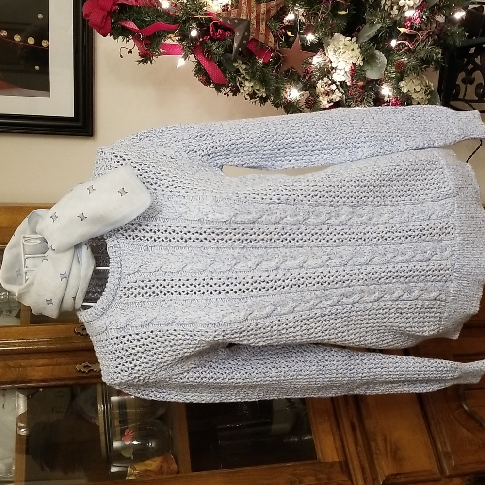 Sky blue & white Jack Wills Sweater